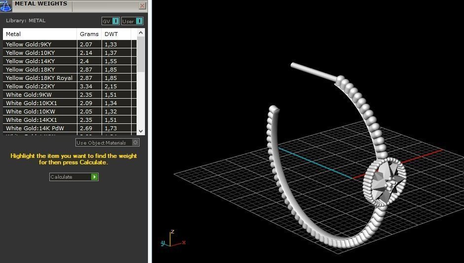 Rose des vents Earrings Model 3413 3D print model_9
