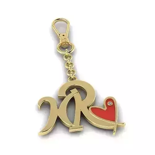 Keychain KR Model 3410 3D print model