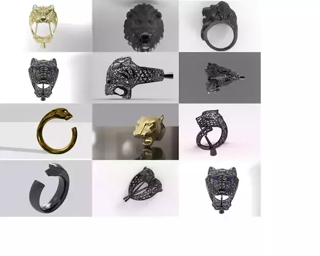tiger ring collection  