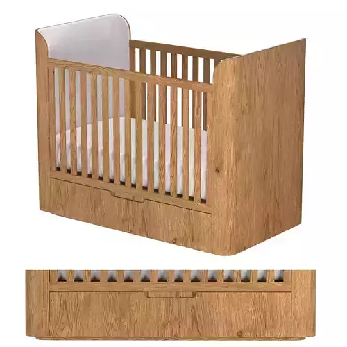 MADERO UPHOLSTERED STORAGE CRIB