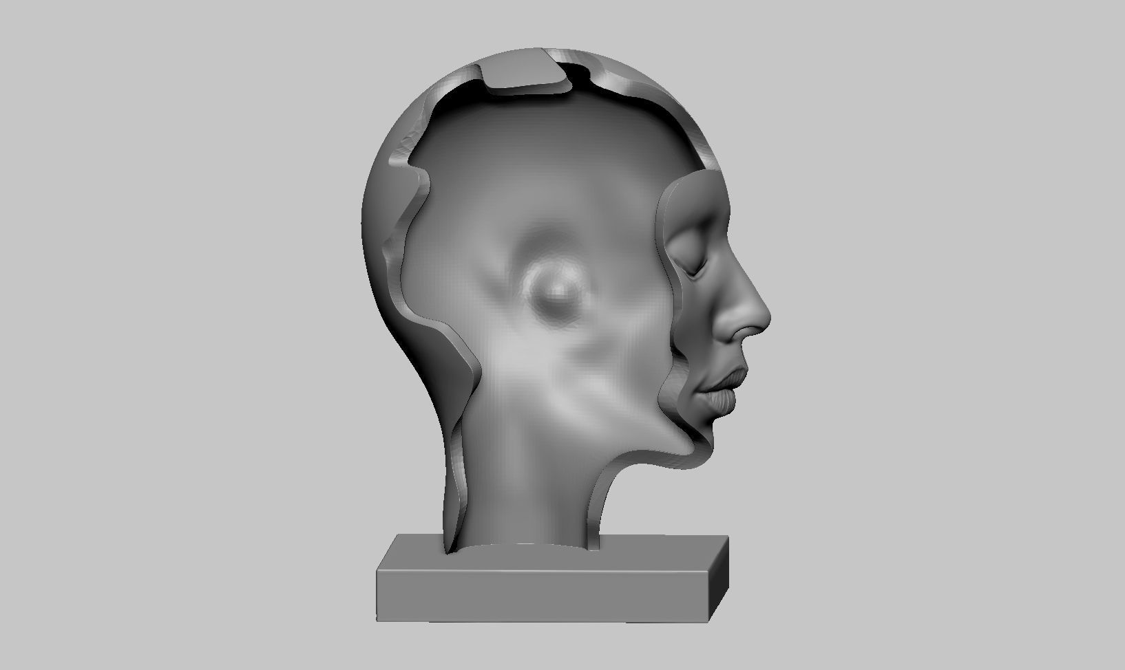 modern sculpture 147  3D print model_8