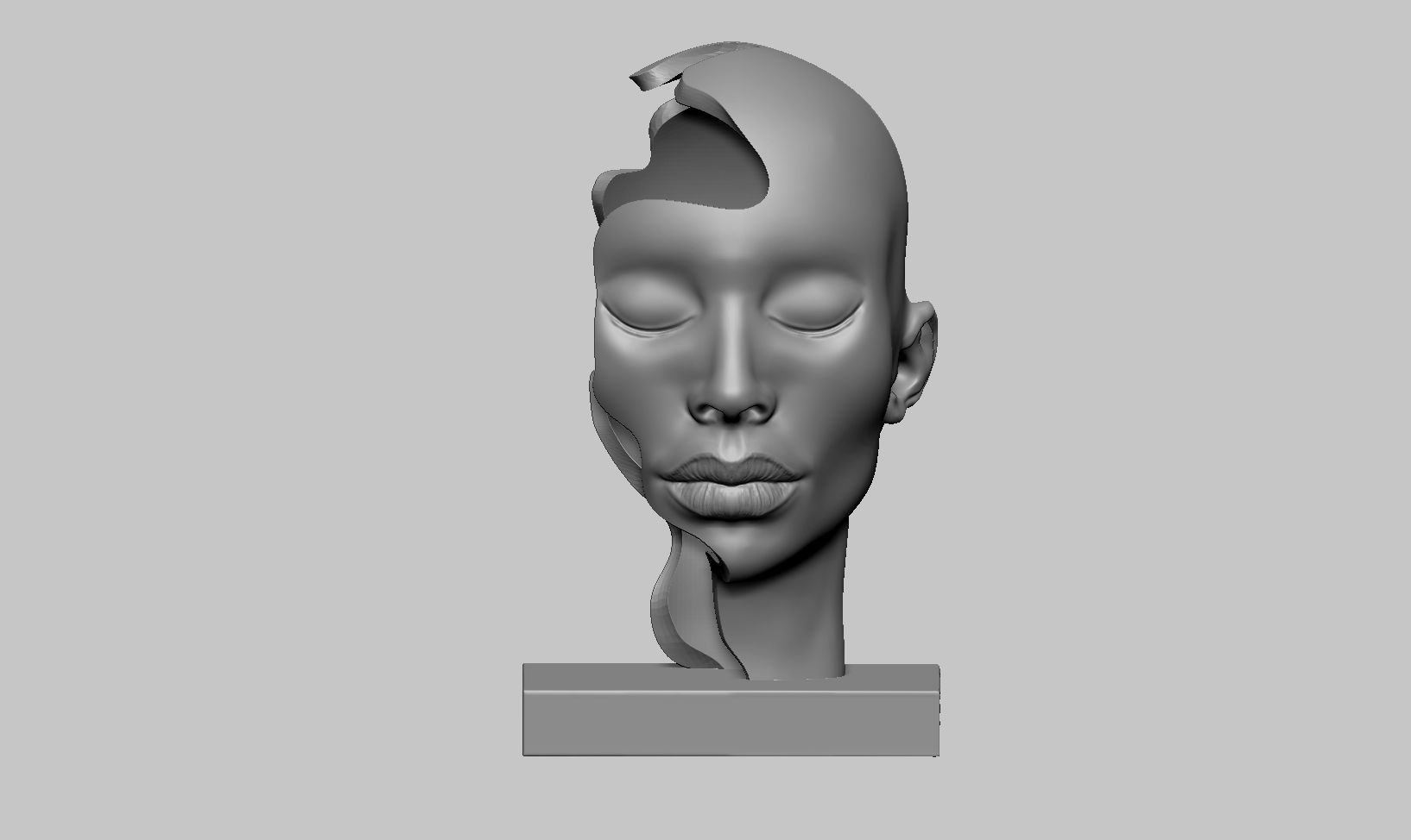 modern sculpture 147  3D print model_15