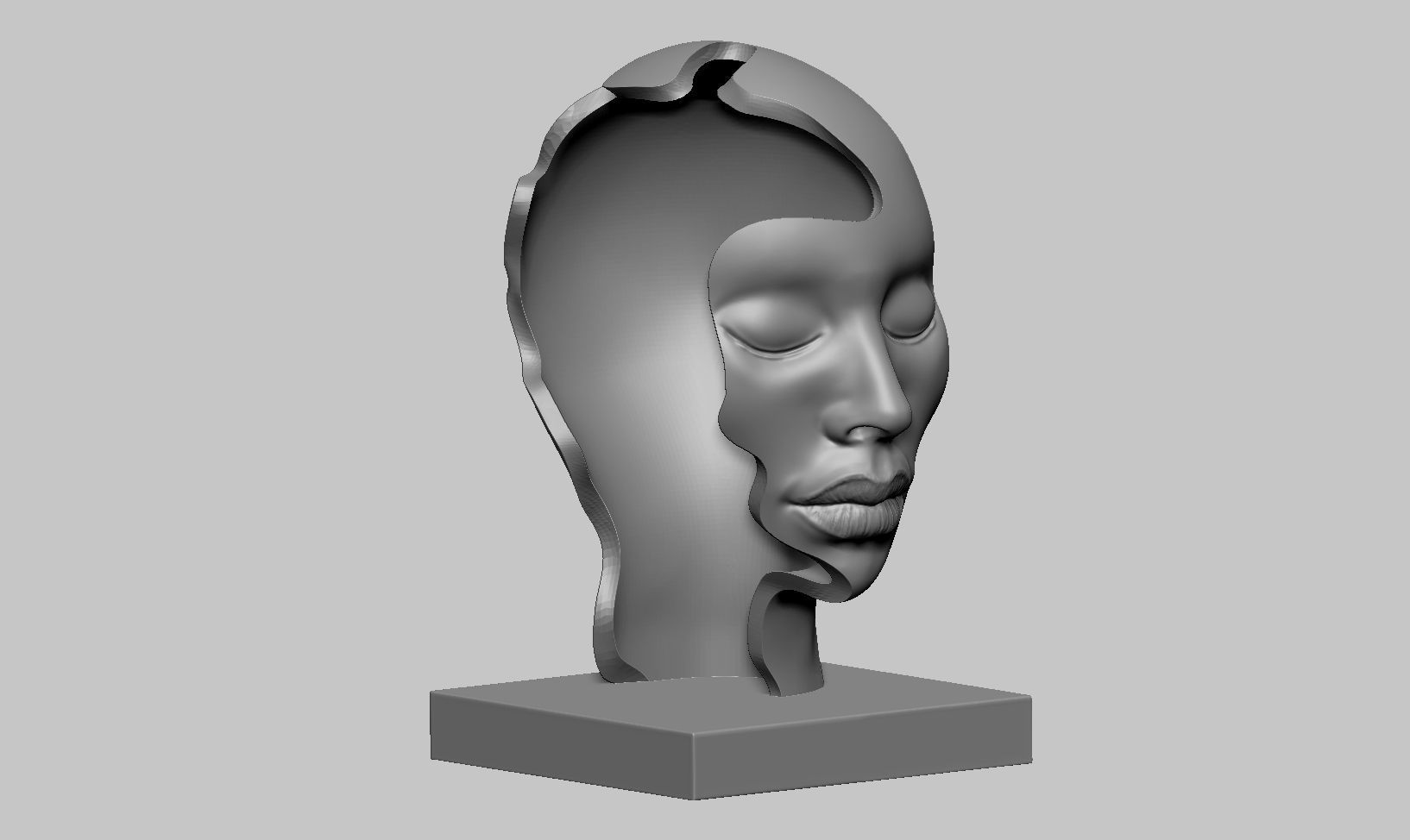 modern sculpture 147  3D print model_5