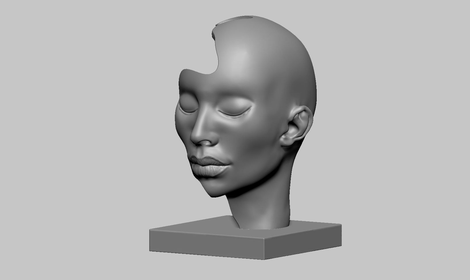 modern sculpture 147  3D print model_14