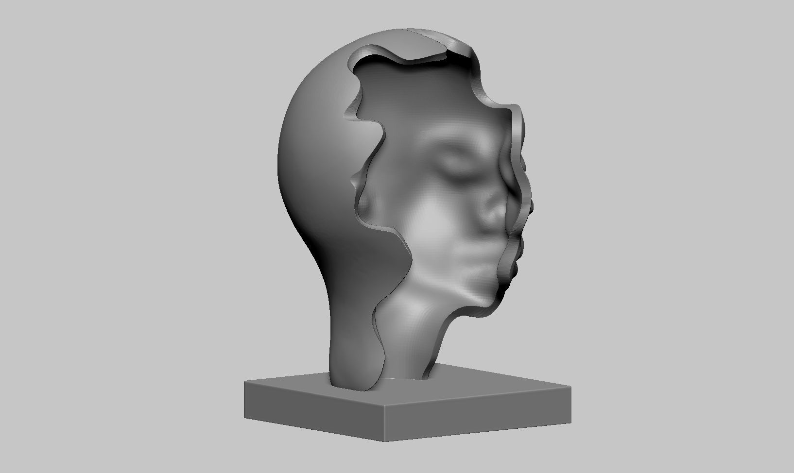 modern sculpture 147  3D print model_9