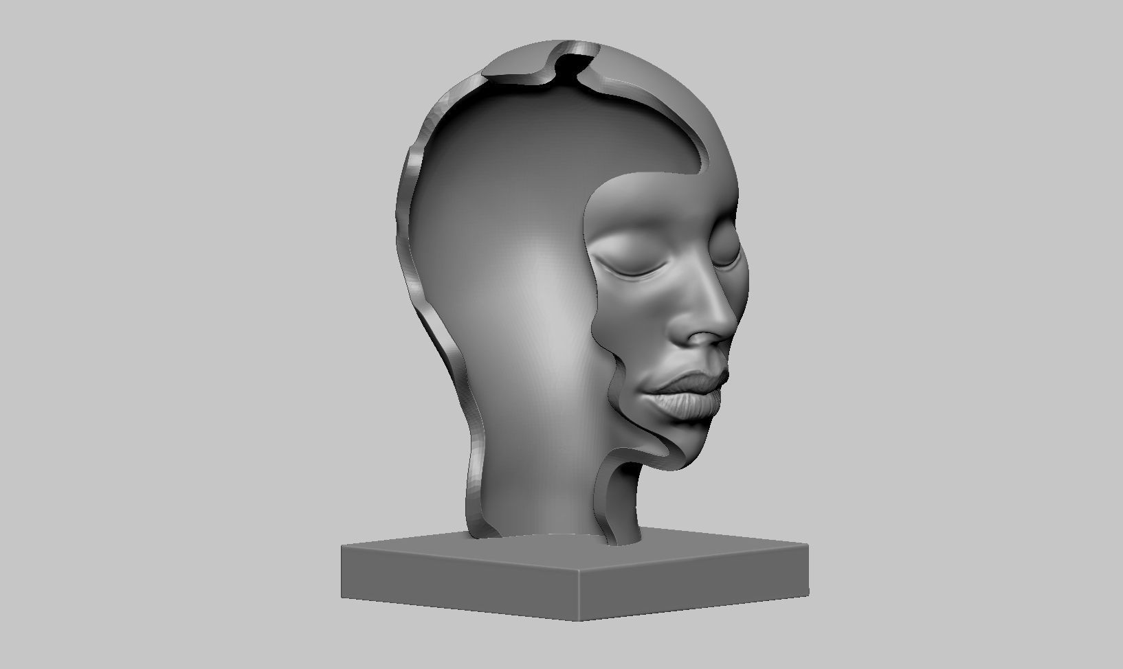 modern sculpture 147  3D print model_6