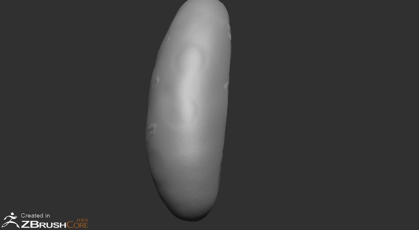 Bread Low-poly 3D model_6