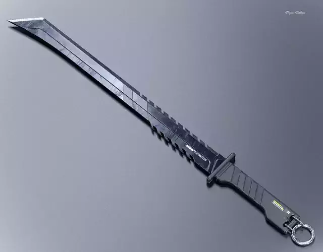 Sci-Fi Katana Sword PBR