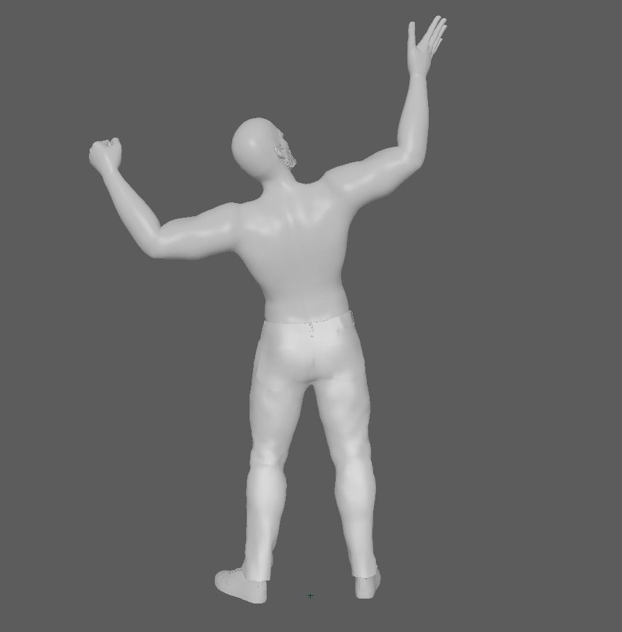 GEORGE - Realistic Rigged Body Builder Game Ready  Low-poly 3D model_24