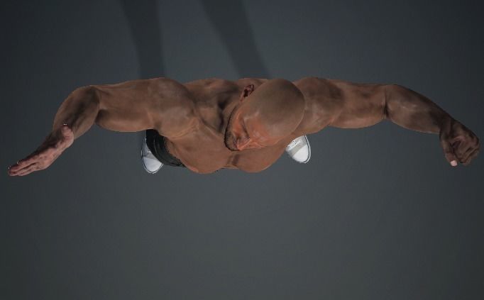 GEORGE - Realistic Rigged Body Builder Game Ready  Low-poly 3D model_15