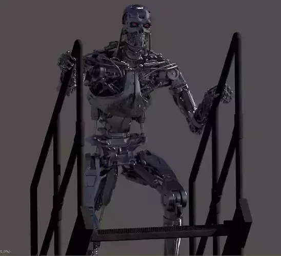 T-800 THE TERMINATOR High Detal V2 3D print model