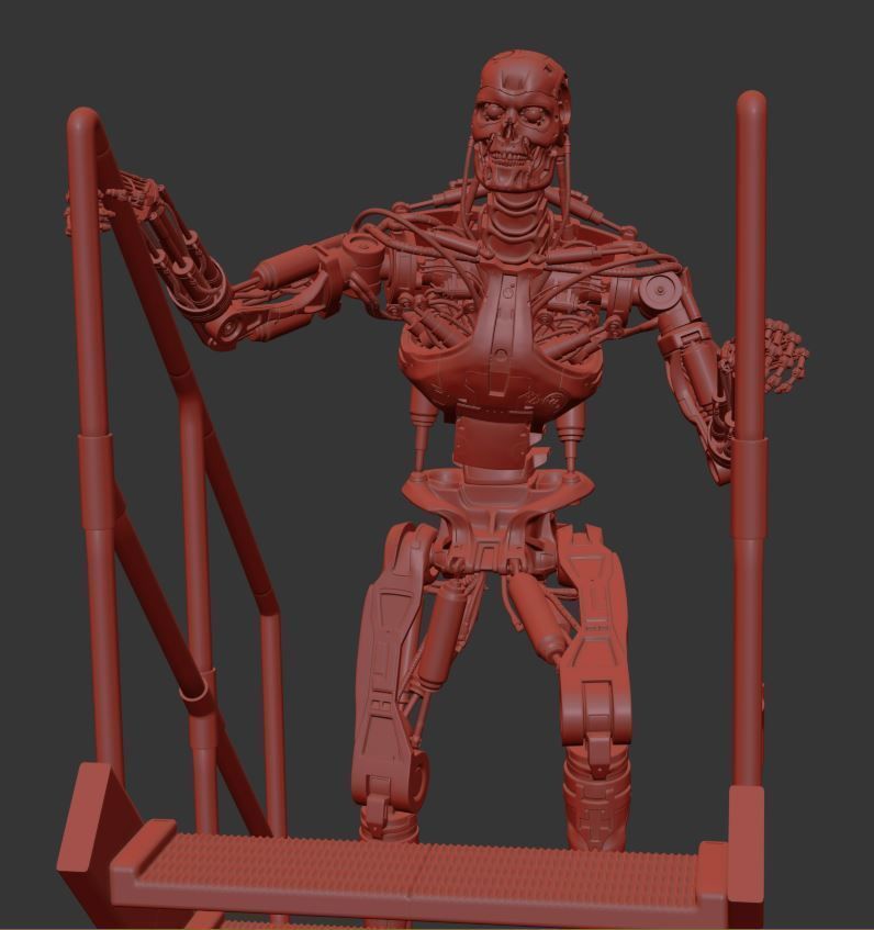 T-800 THE TERMINATOR High Detal V2 3D print model_25