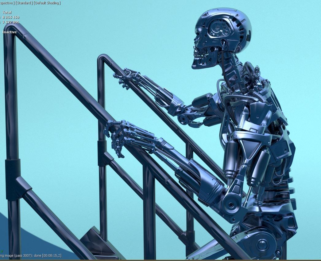 T-800 THE TERMINATOR High Detal V2 3D print model_40