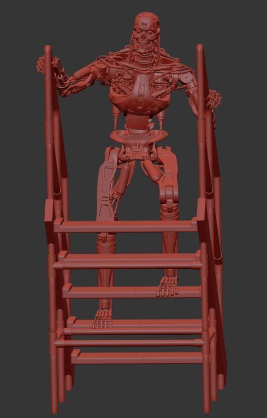 T-800 THE TERMINATOR High Detal V2 3D print model_20