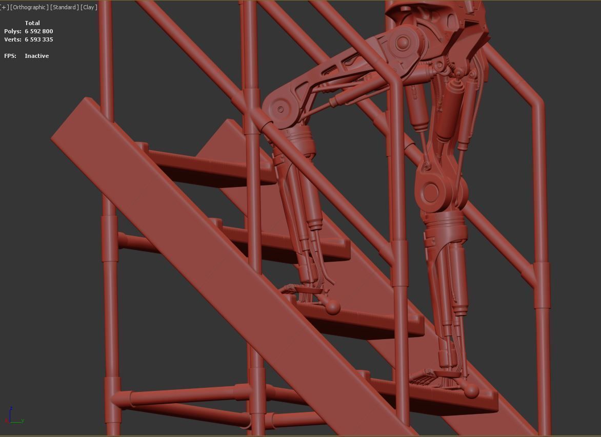 T-800 THE TERMINATOR High Detal V2 3D print model_8