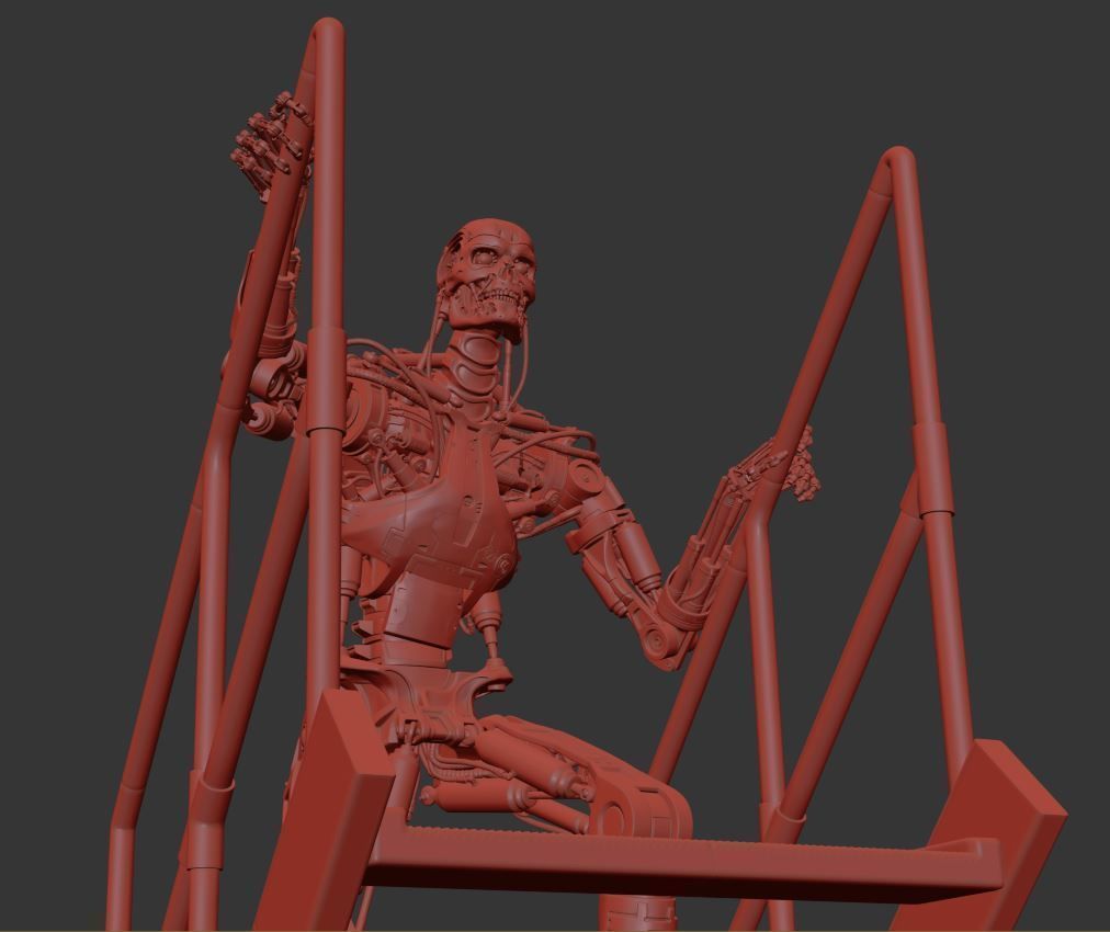 T-800 THE TERMINATOR High Detal V2 3D print model_29