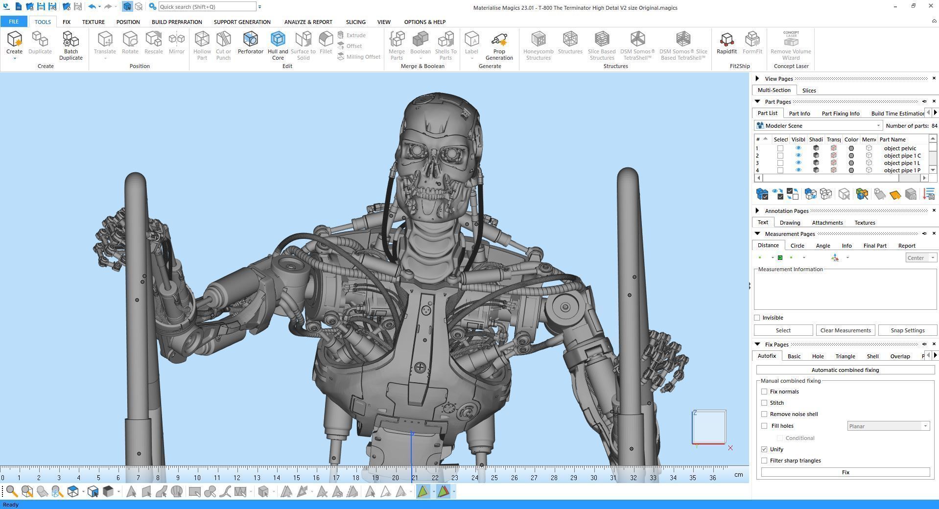 T-800 THE TERMINATOR High Detal V2 3D print model_16