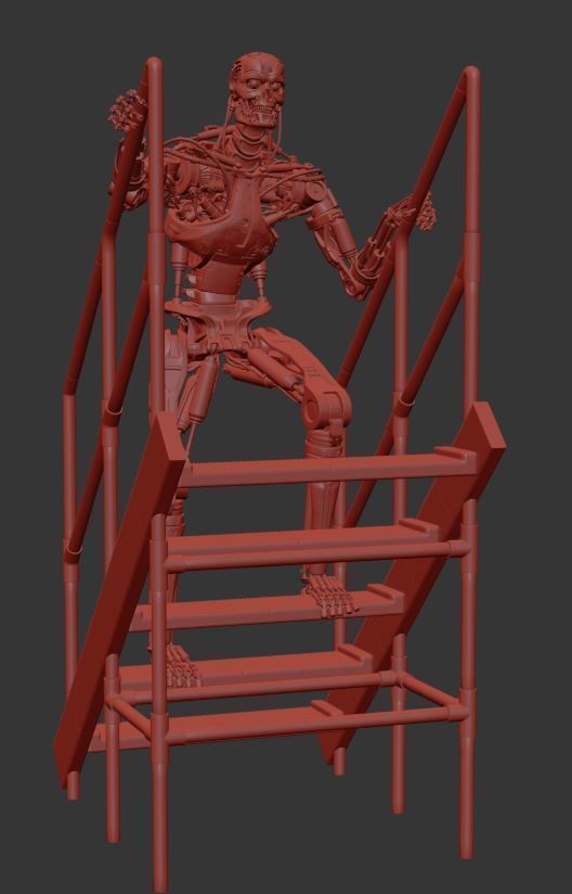 T-800 THE TERMINATOR High Detal V2 3D print model_32
