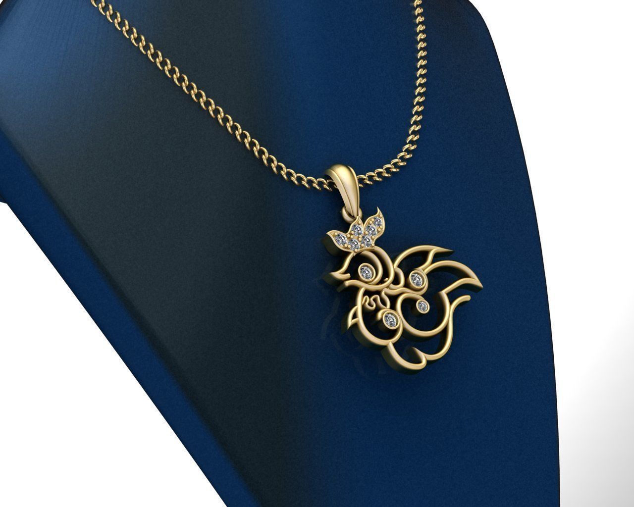 Rooster pendant new desgine 3D print model 3D print model_1