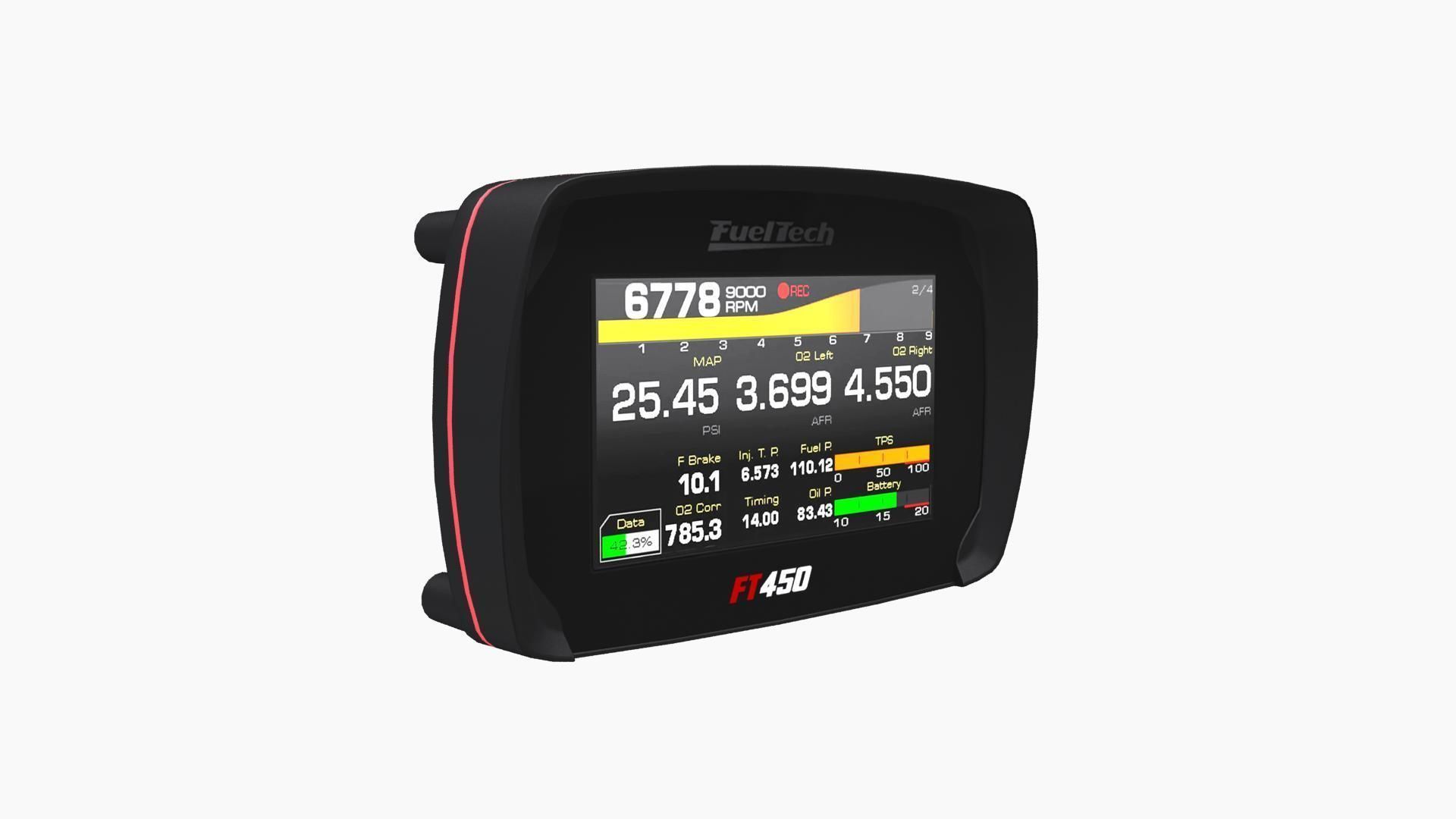 Fueltech FT450 ECU Low-poly 3D model_1