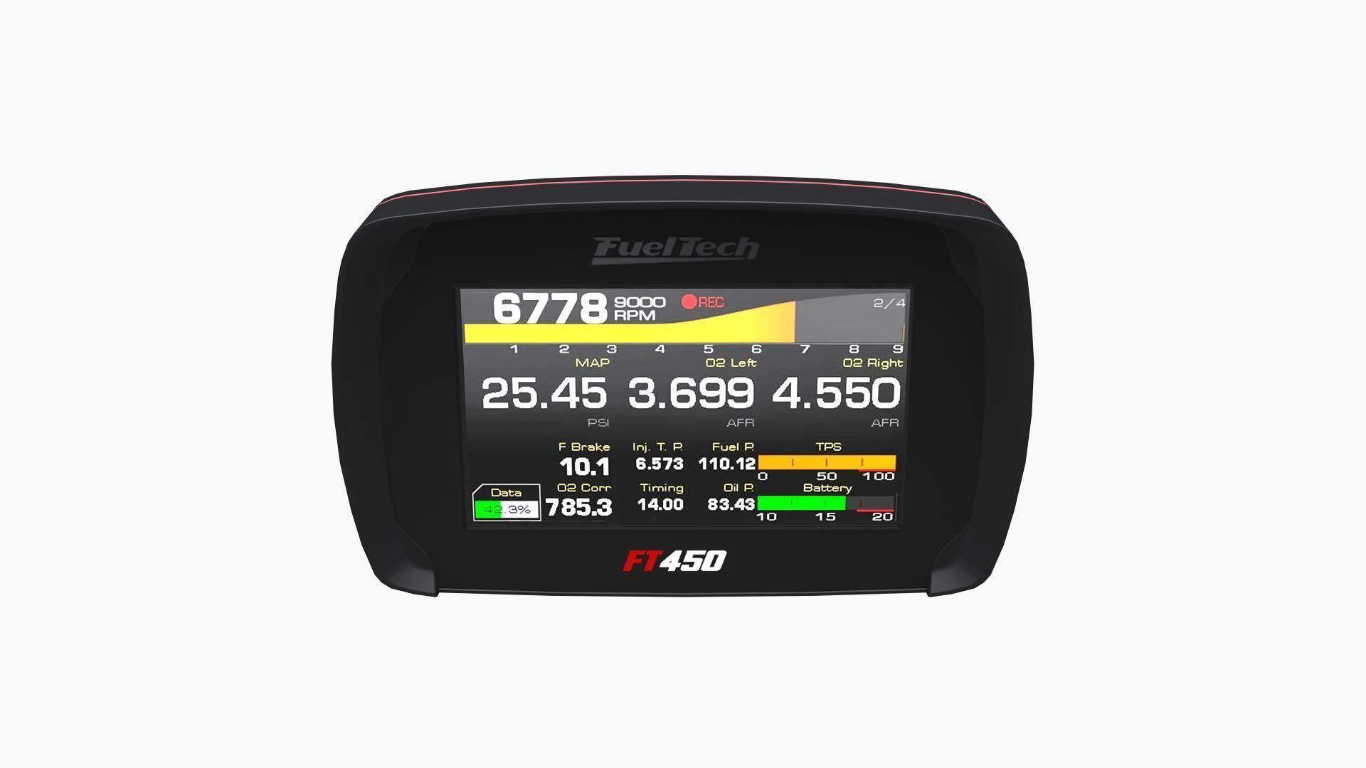 Fueltech FT450 ECU Low-poly 3D model_2