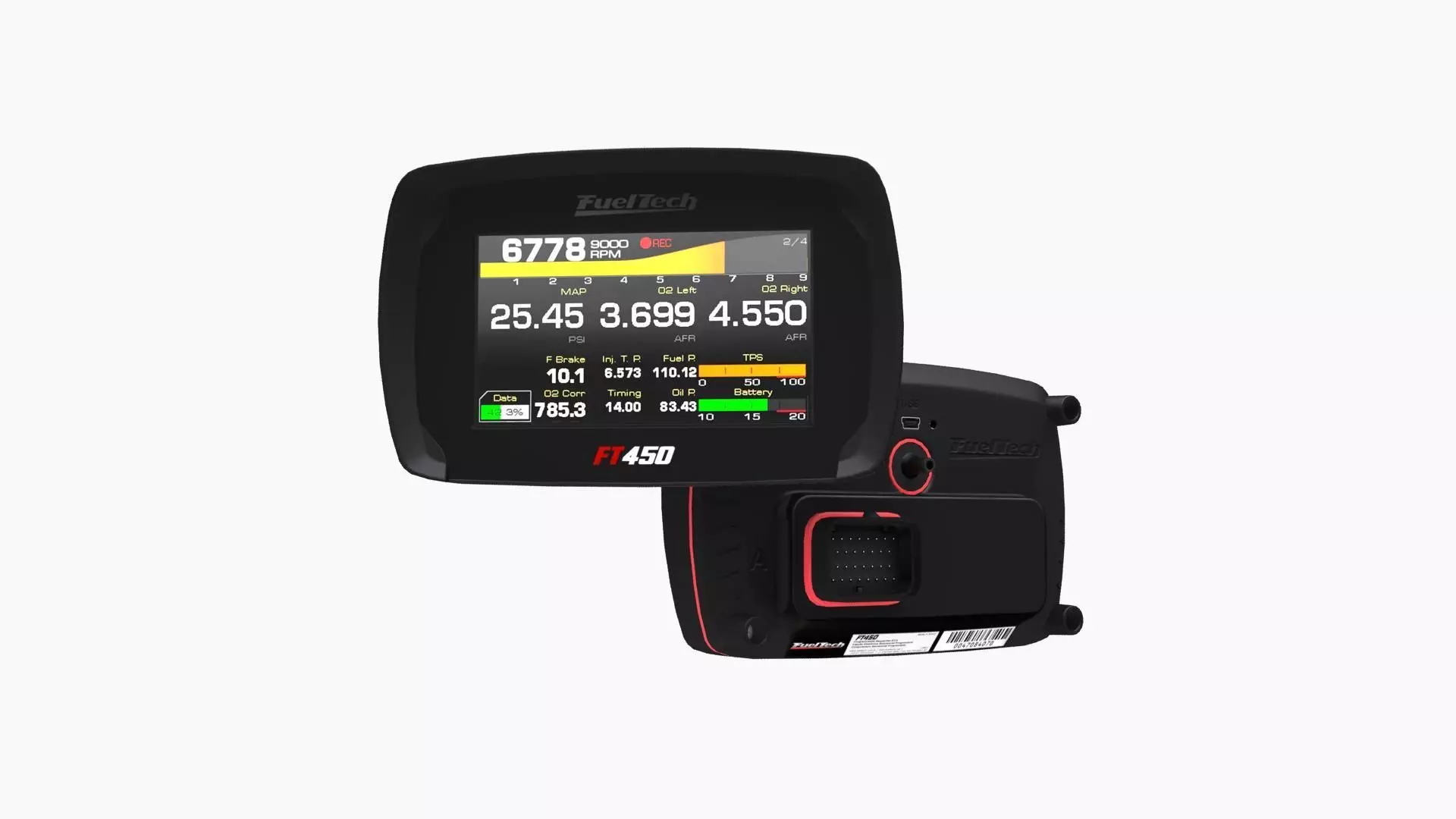 Fueltech FT450 ECU Low-poly 3D model_0