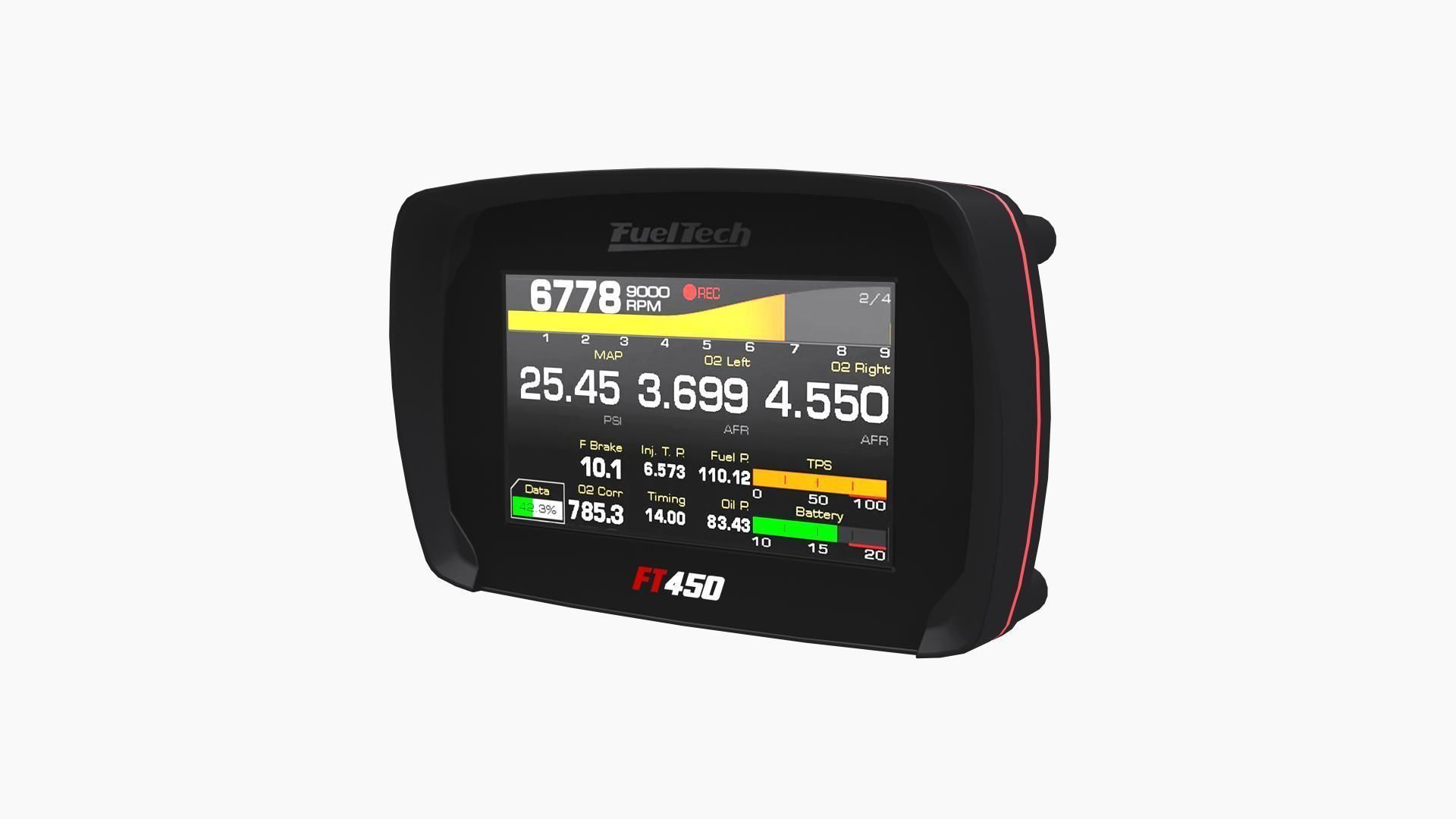 Fueltech FT450 ECU Low-poly 3D model_3