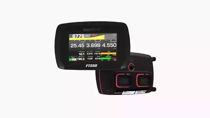 Fueltech FT550 ECU Low-poly 3D model