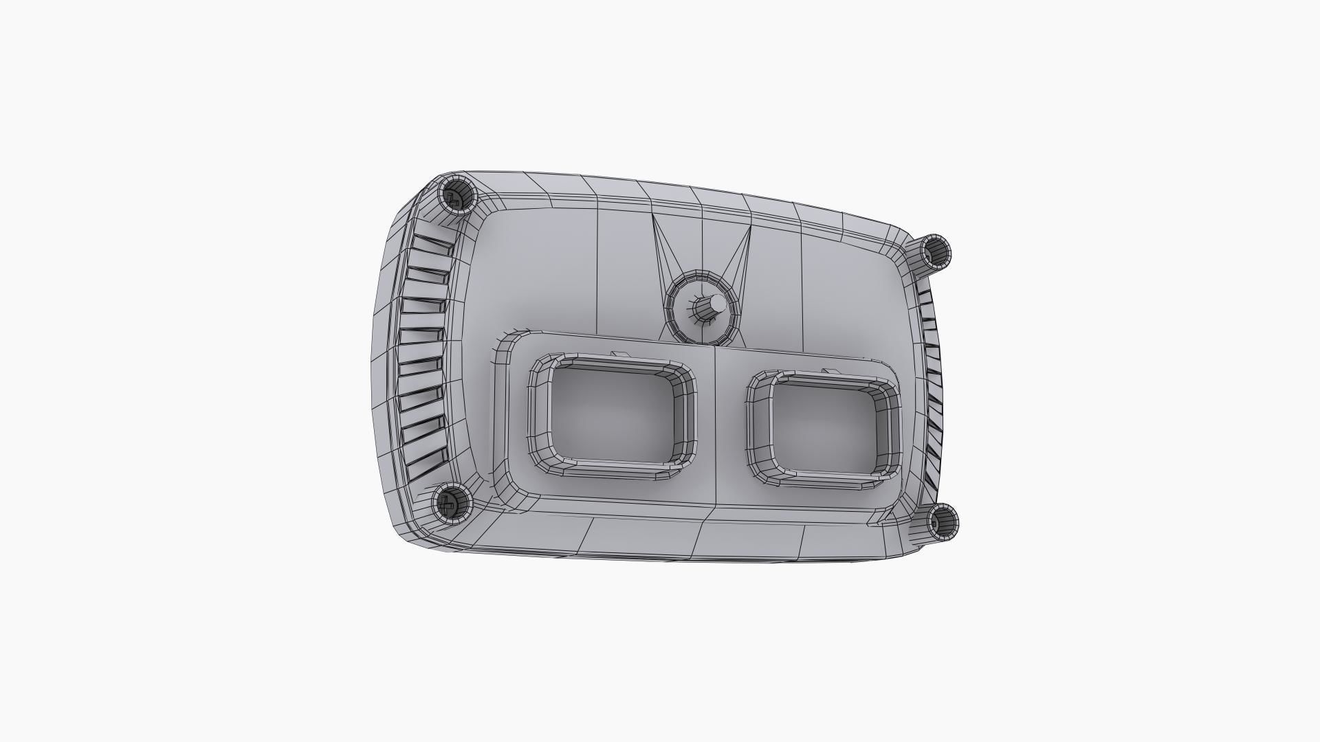 Fueltech FT550 ECU Low-poly 3D model_11