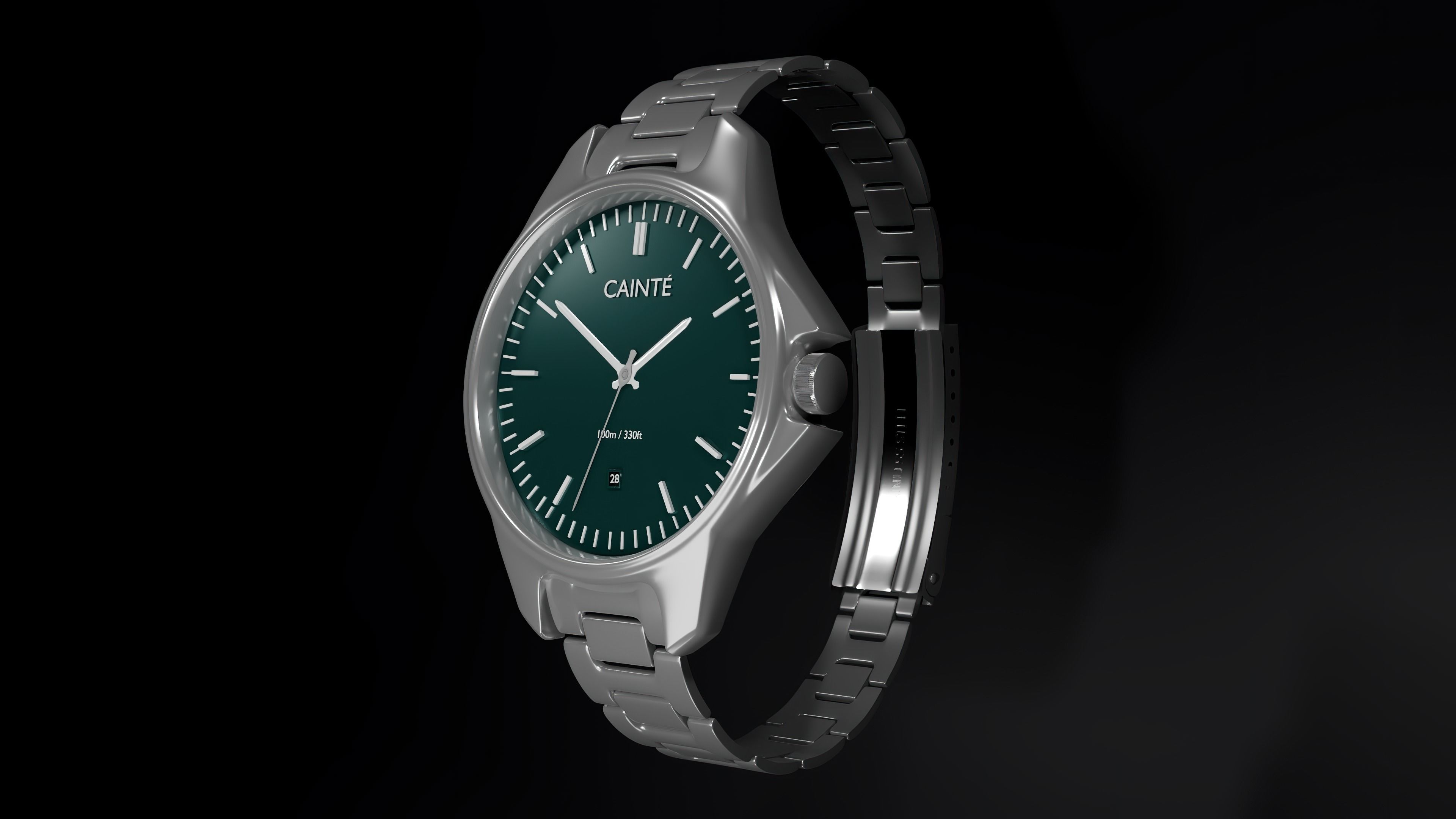 Cainte Luxury Watch 3d Model Low-poly 3D model_4