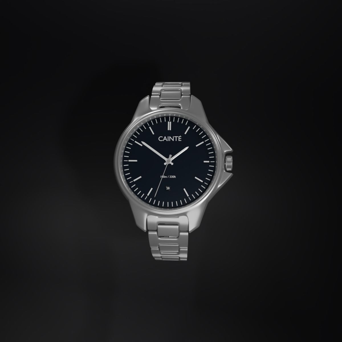 Cainte Luxury Watch 3d Model Low-poly 3D model_2