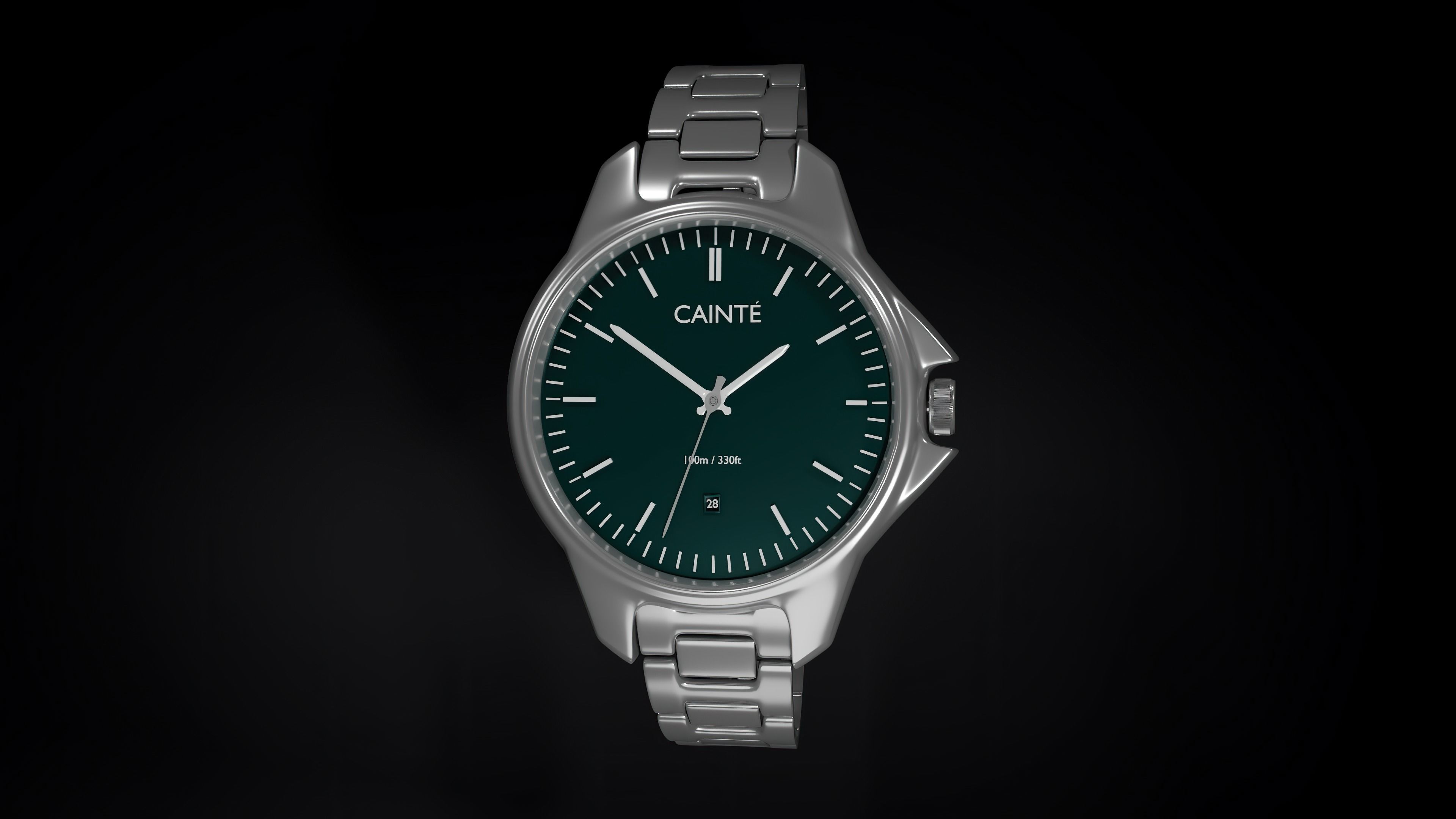 Cainte Luxury Watch 3d Model Low-poly 3D model_10