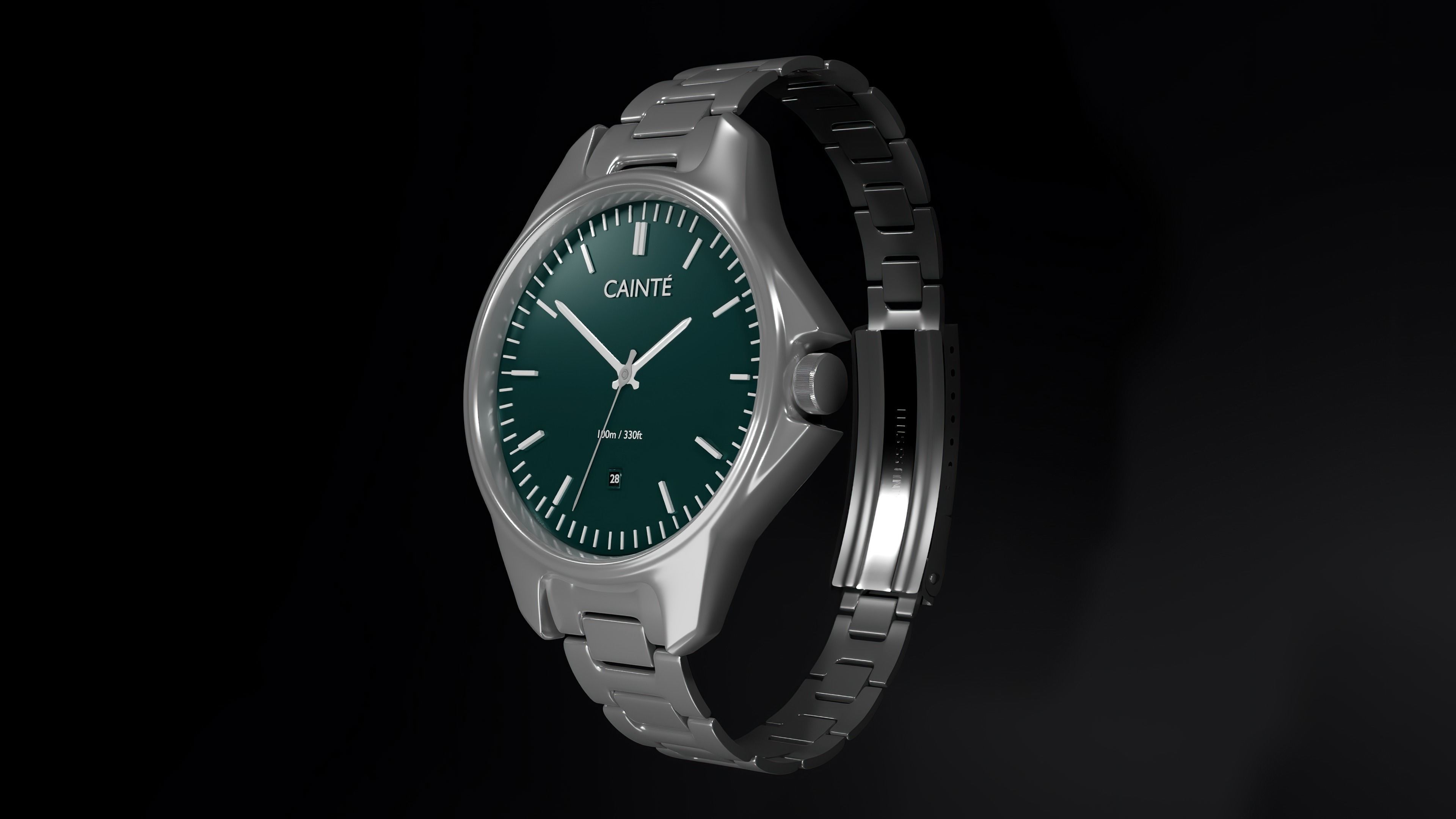 Cainte Luxury Watch 3d Model Low-poly 3D model_5