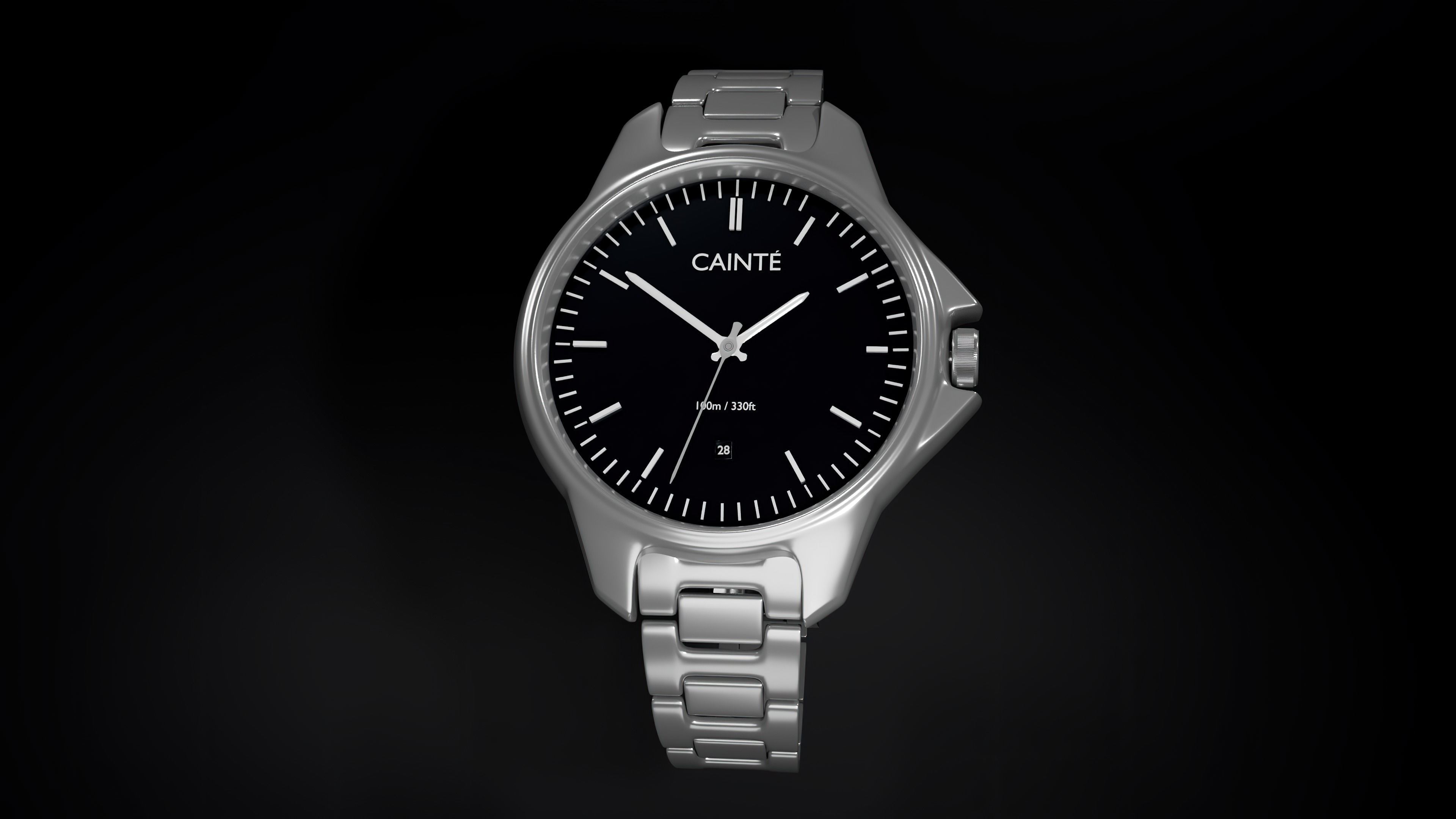 Cainte Luxury Watch 3d Model Low-poly 3D model_6