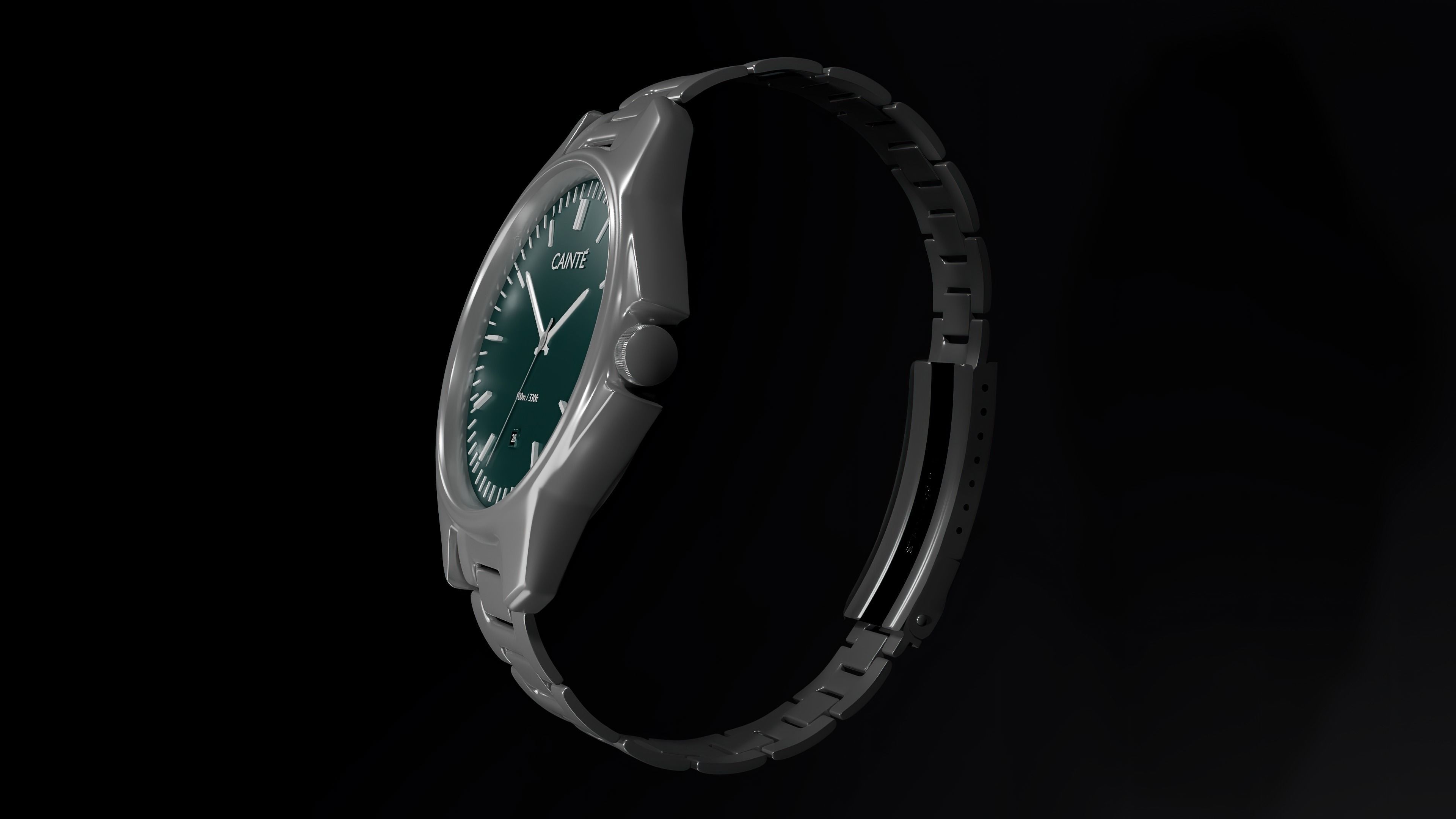 Cainte Luxury Watch 3d Model Low-poly 3D model_8
