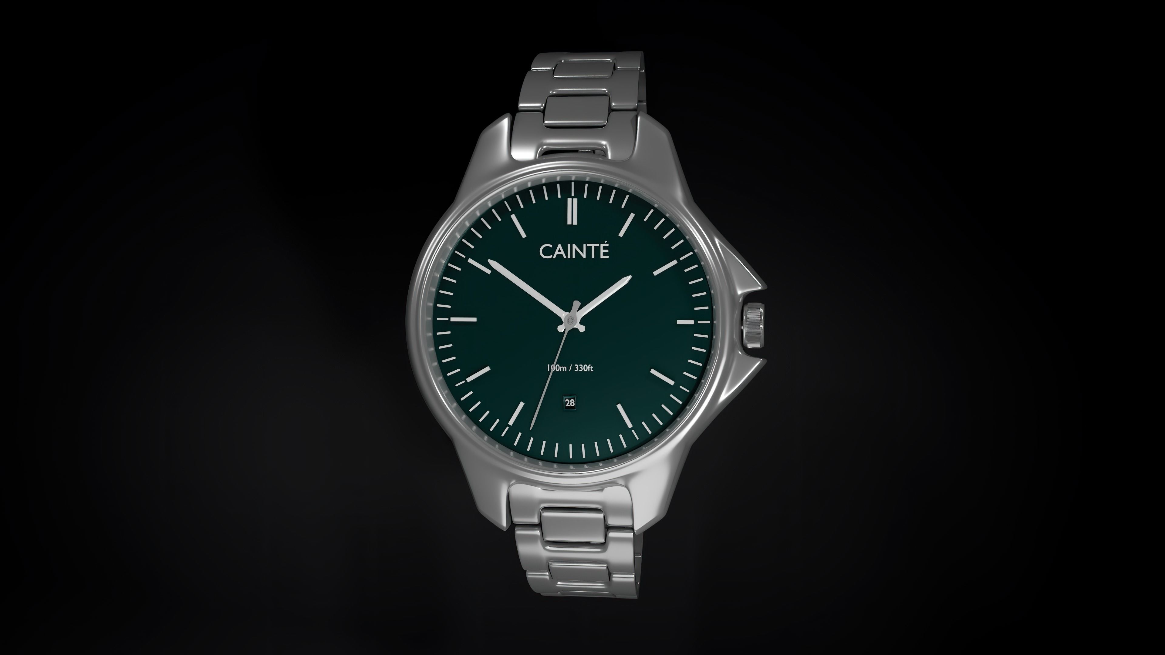 Cainte Luxury Watch 3d Model Low-poly 3D model_9