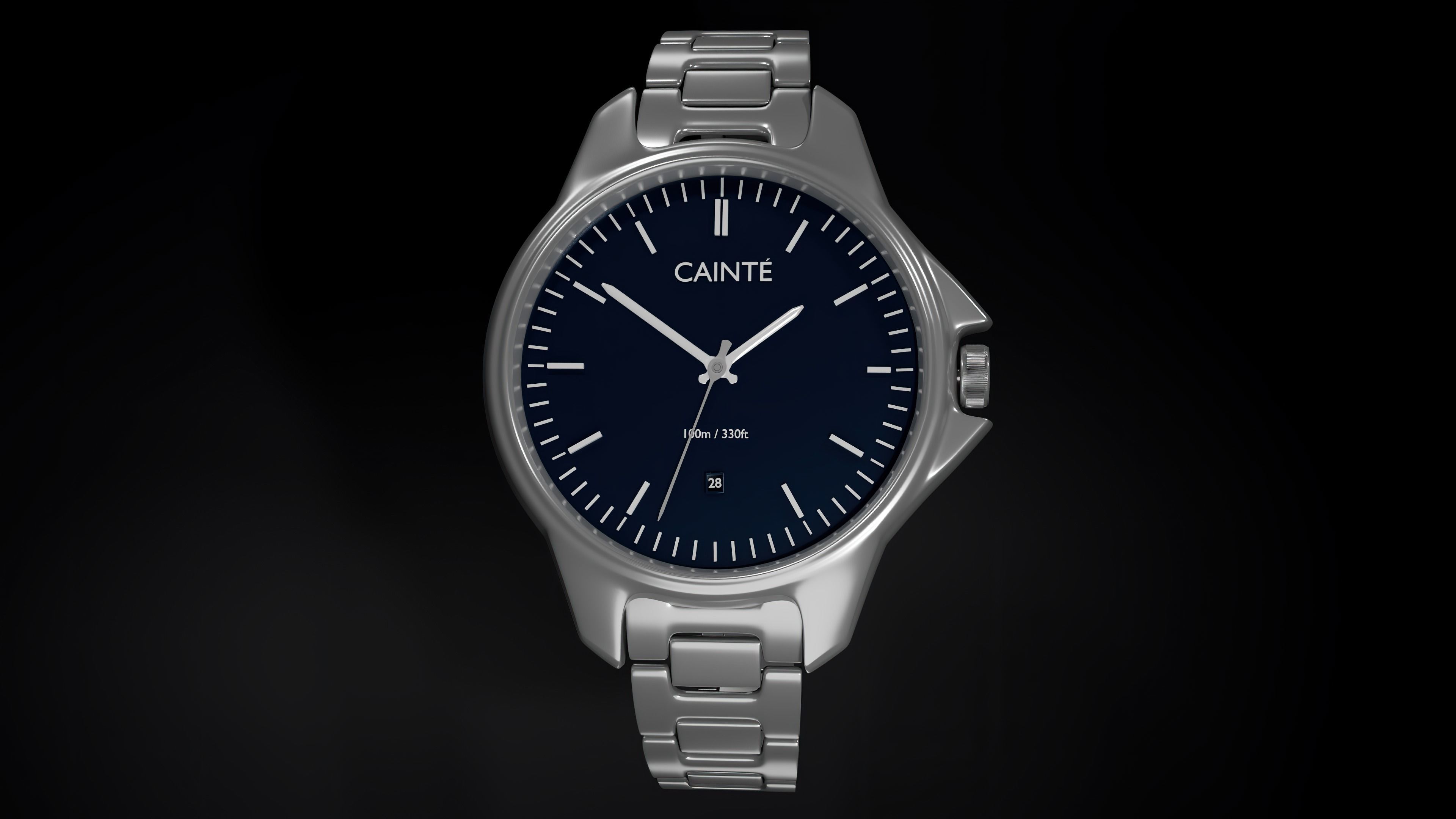 Cainte Luxury Watch 3d Model Low-poly 3D model_7