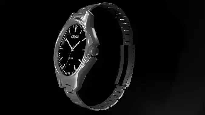 Cainte Luxury Watch 3d Model Low-poly 3D model