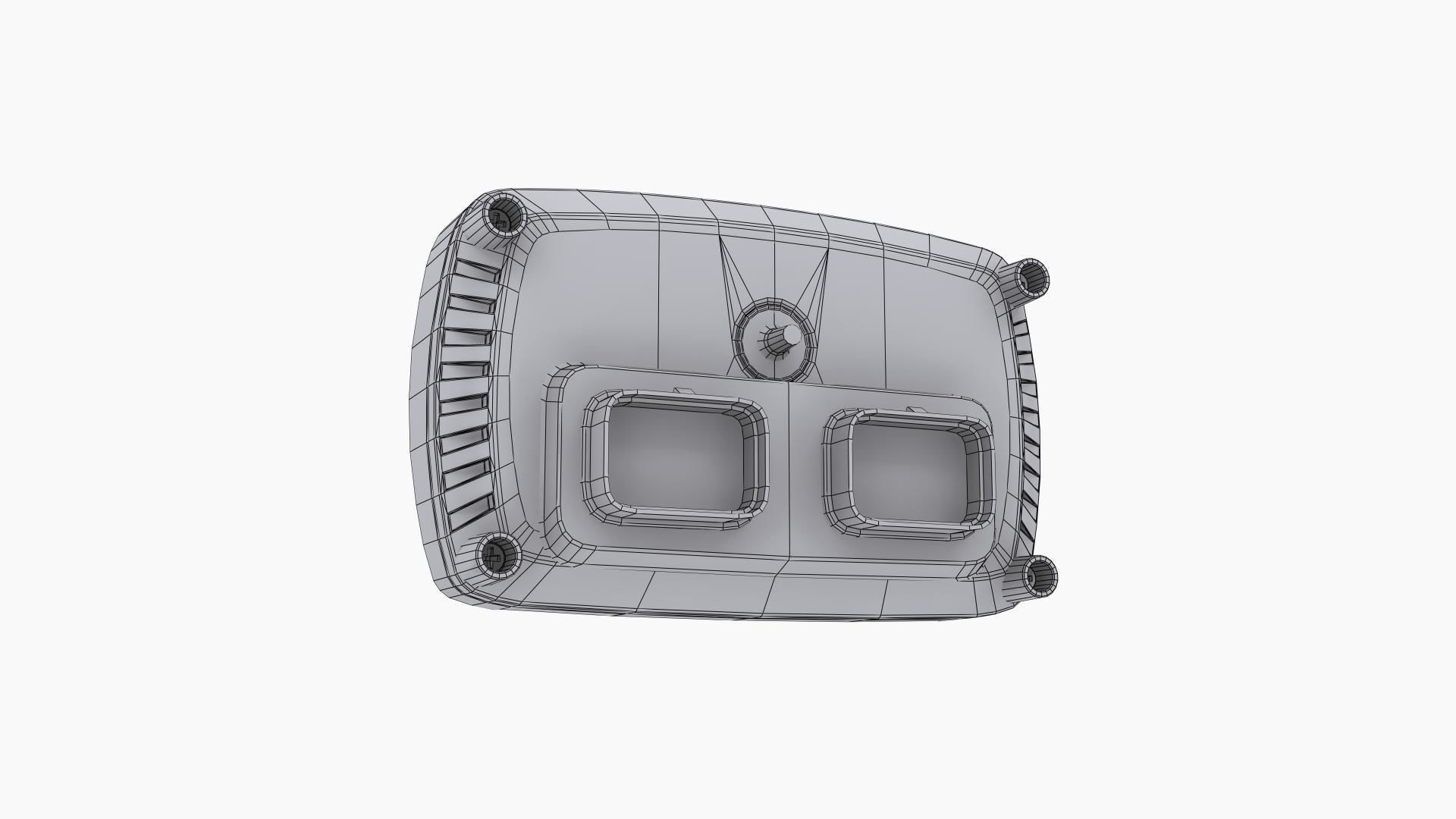 Fueltech FT600 ECU Low-poly 3D model_11