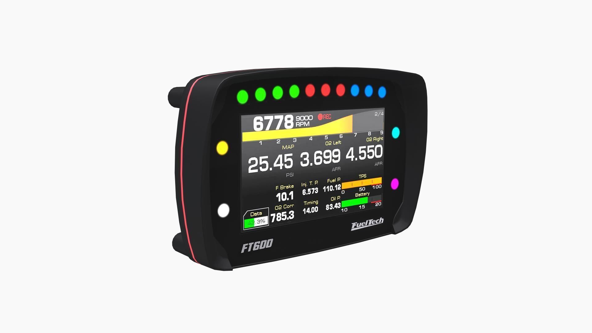 Fueltech FT600 ECU Low-poly 3D model_1