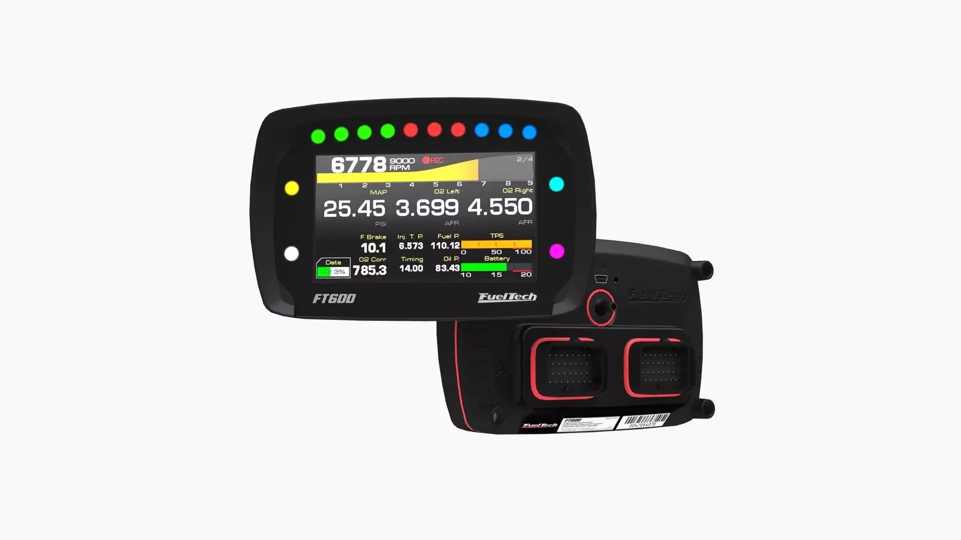 Fueltech FT600 ECU Low-poly 3D model_0