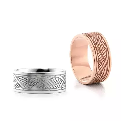 Pettern ring R 0343 printable 3d model 3D print model