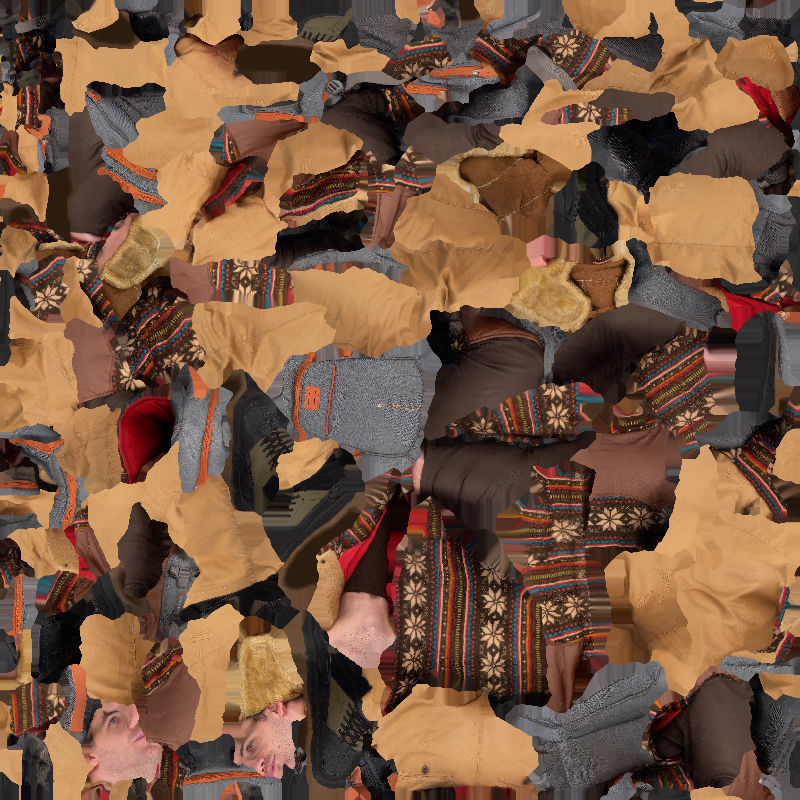 Curious Onlooker Young Man in Vest and Ushanka Hat 3D model_20