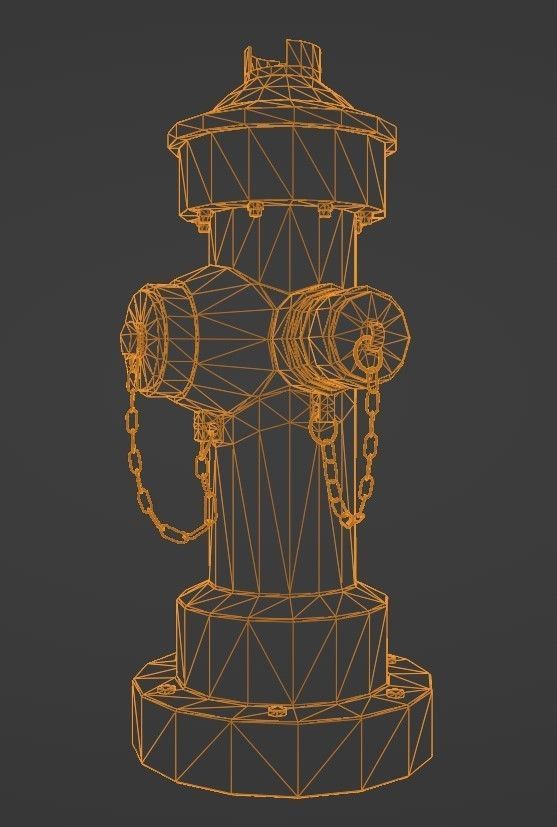 Fire Hydrant Free 3D model_6