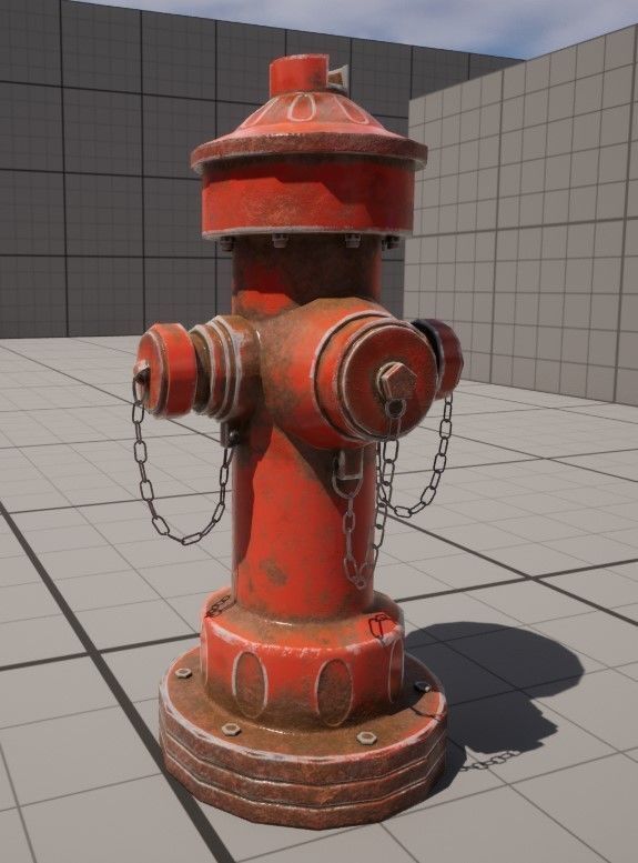 Fire Hydrant Free 3D model_1