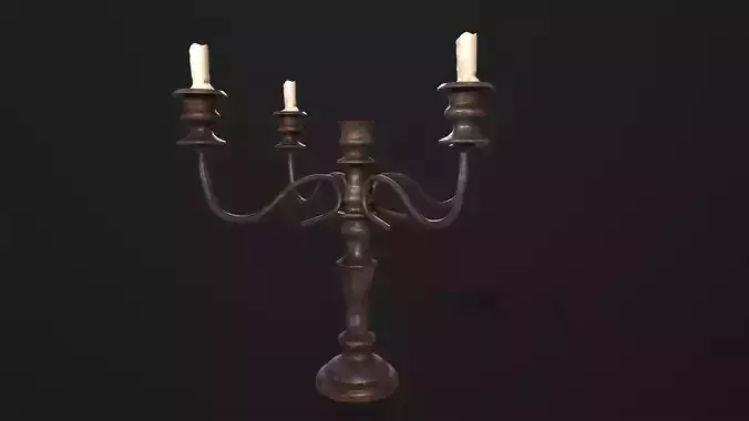 Candle Stand 3d model 