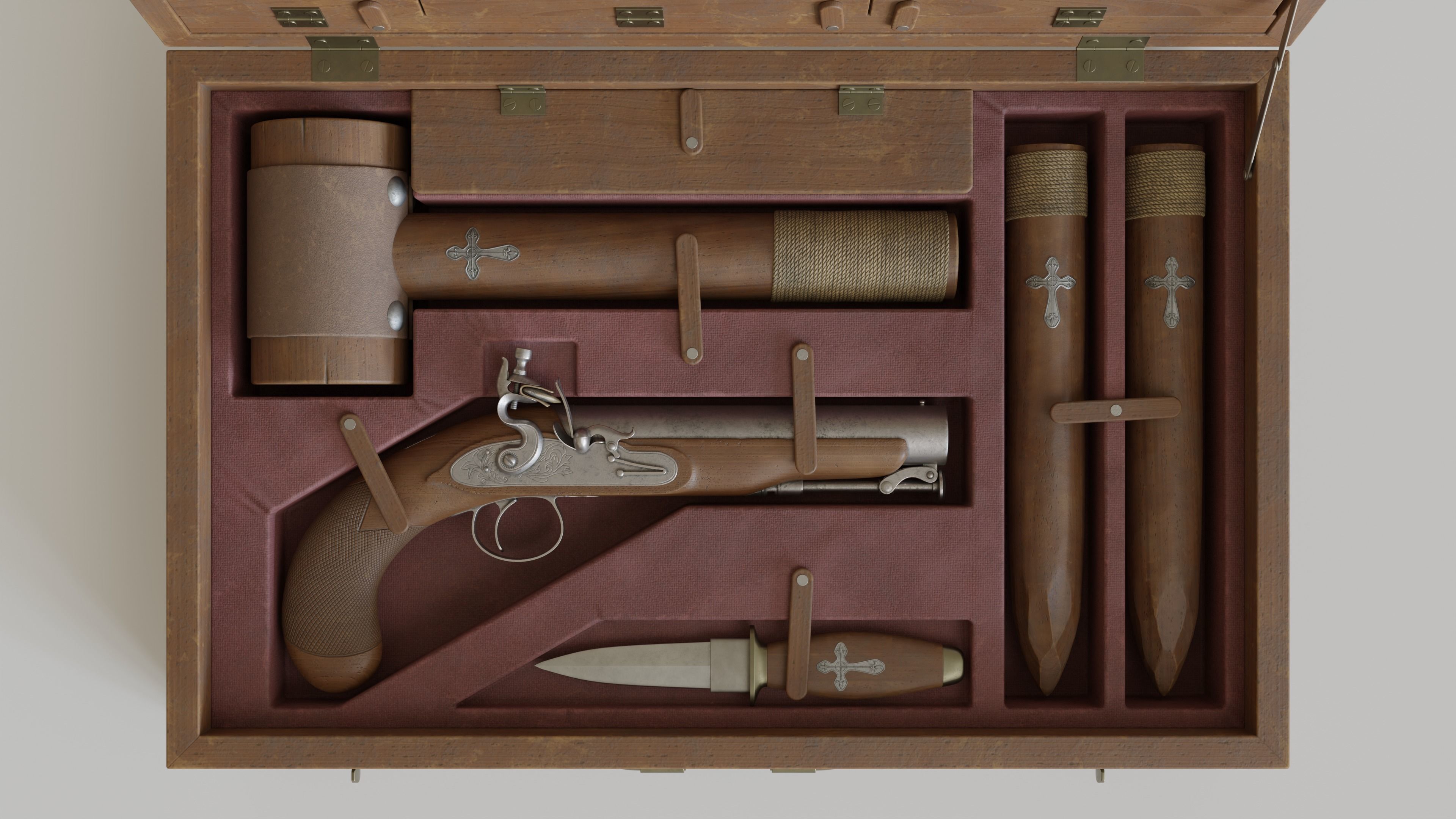 Vampire Slaying Kit 3D model_2