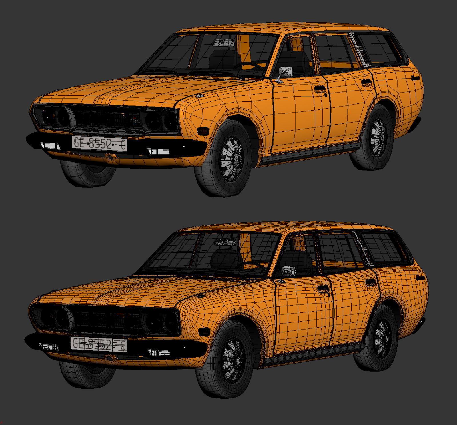 Datsun 610 180B Wagon 3D model | CGTrader