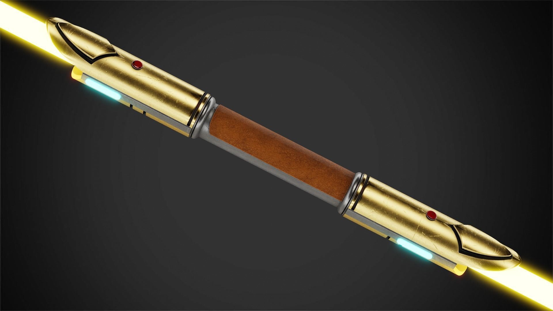 Star Wars Jedi Temple Guard Lightsaber for Cosplay 3D print model_3