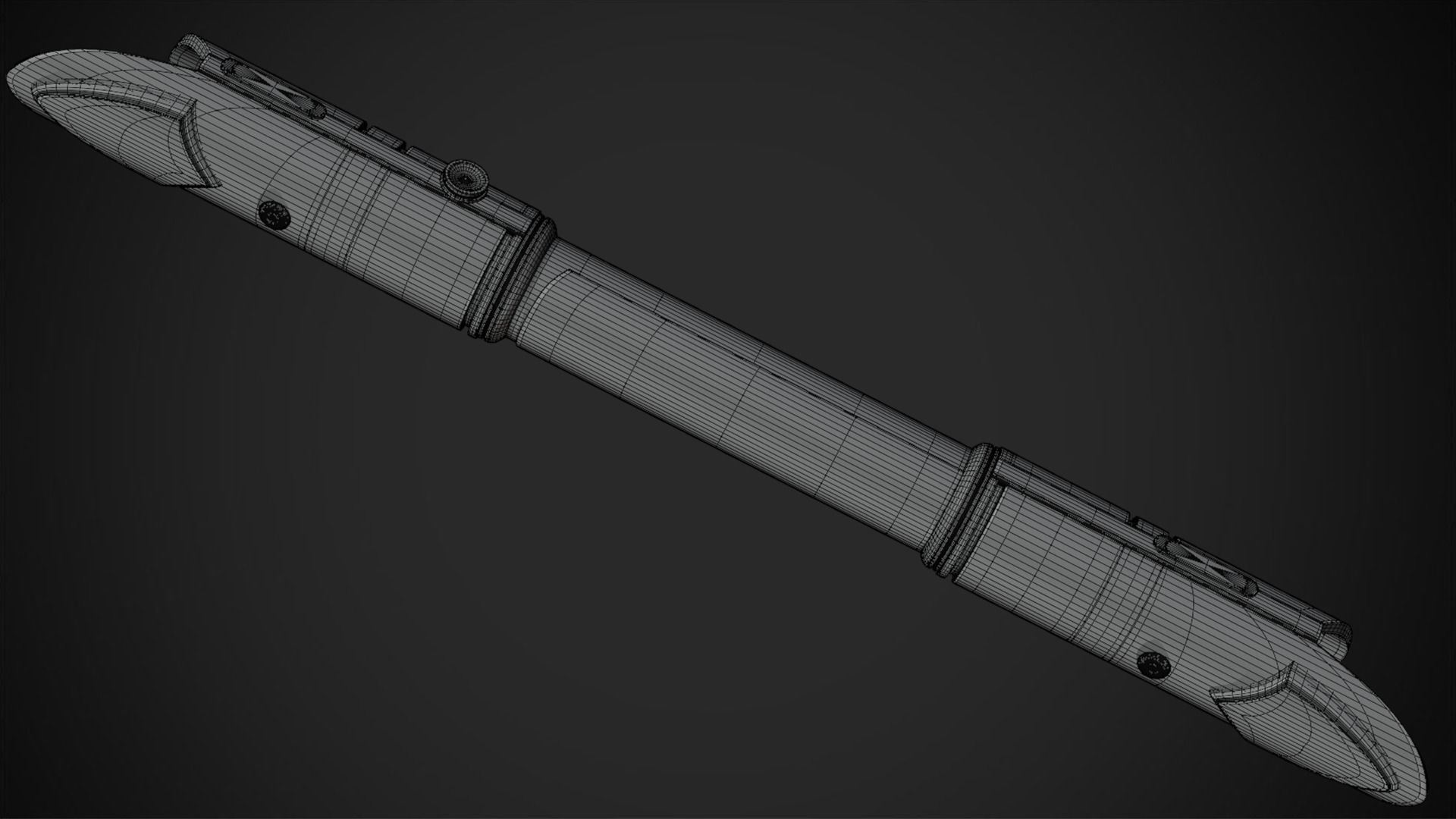 Star Wars Jedi Temple Guard Lightsaber for Cosplay 3D print model_15